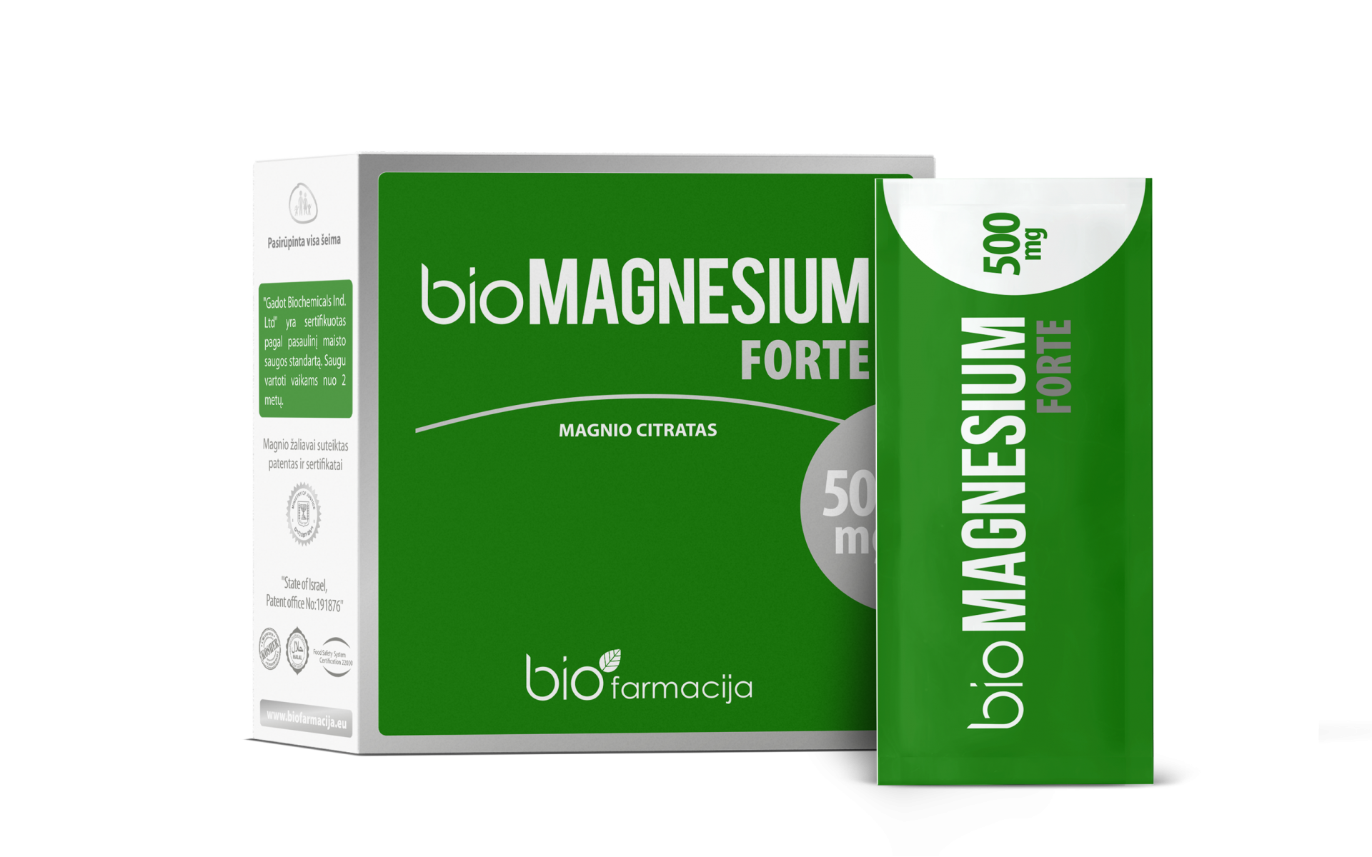 bioMAGNESIUM FORTE 500mg (20 packs)